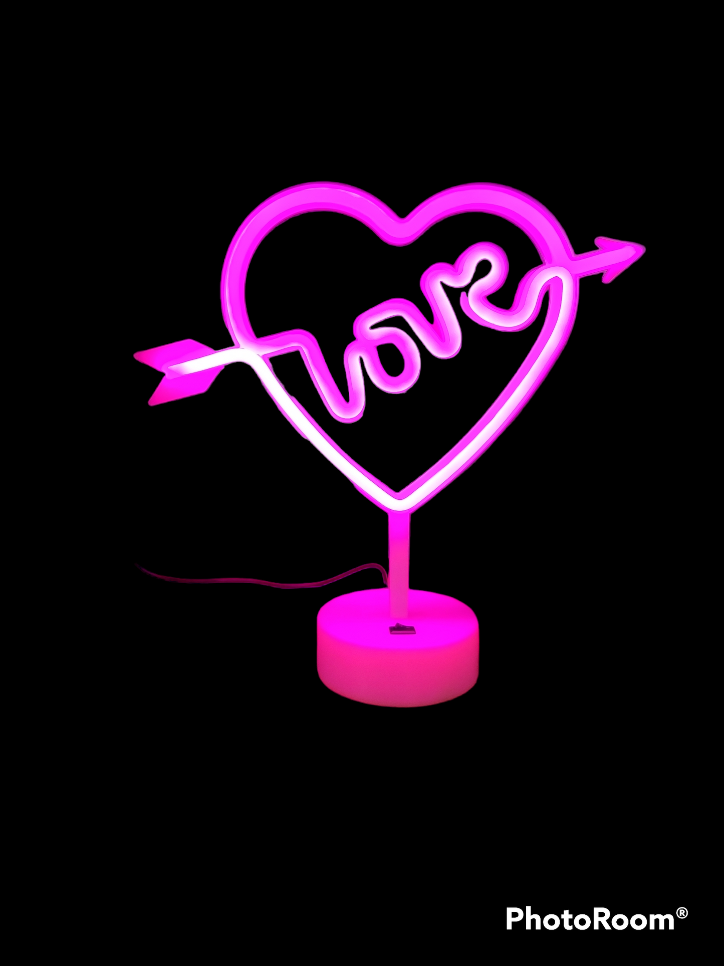 LED Neonlicht Herz und love